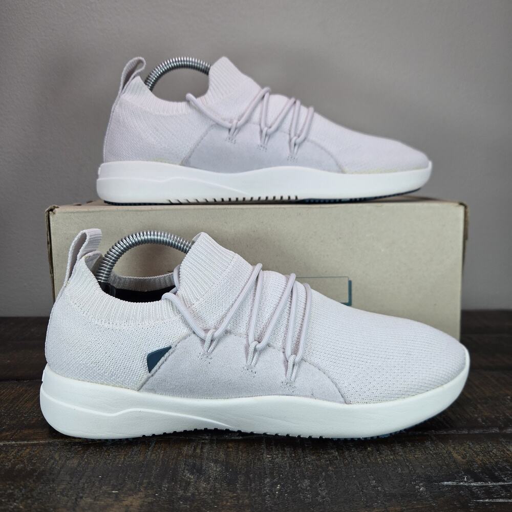 NEW Vessi Cityscape Classic Womens Size 7 Lace Up Waterproof Shoes Birch White